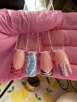 Muestras de nail art