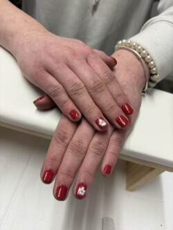 Primer cliente para una superposición de gel