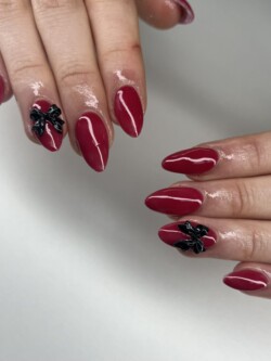 acrílico con gel de cobertura total