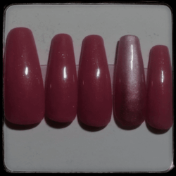 Custom Press-ons with pigment ombre